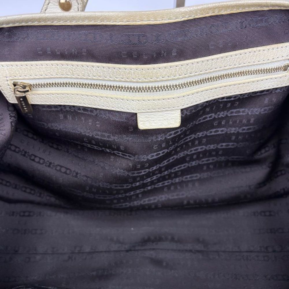 Celine Paris Macadam Patterned Handbag Shoulder B… - image 8